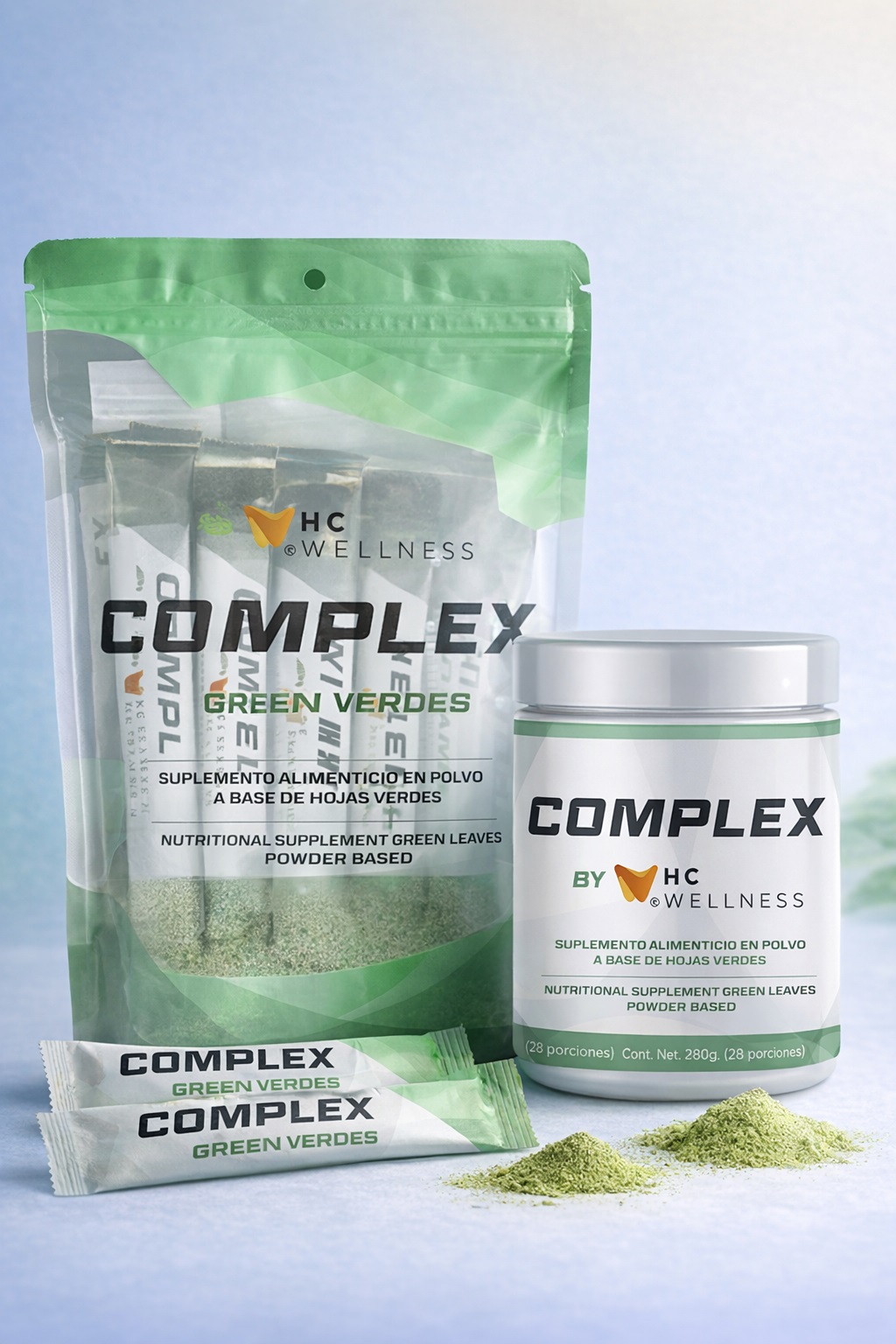 Complex Green Leaves HC Wellness